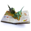 DinoWorld 3D Pop-Up Book | Prehistoric Dinosaurs & Sea Monsters | Hardcover