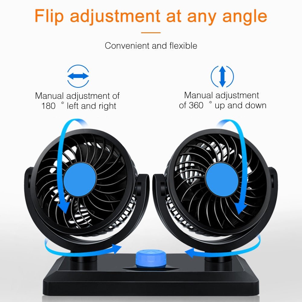 Double Cooling Car Fan - CoolingAir