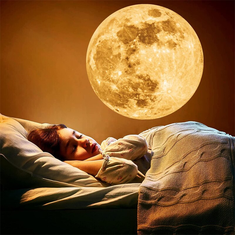 Earth & Moon Projector Lamp | LED Night Light | Cosmic Ambiance with Multiple Modes