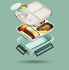 Insulated Stainless Steel Lunchbox | Leak-Proof Bento Design | Keeps Food Hot 6h / Fresh 12h | 304 Steel