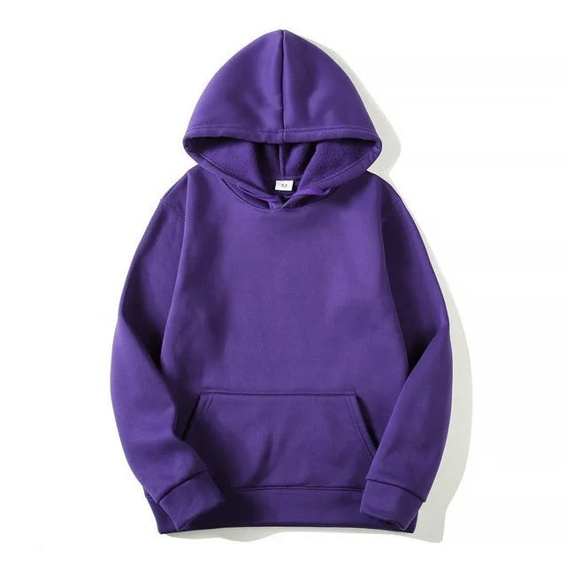 Heidi-Mode | Solid Color Hooded Sweatshirt Made of Cotton for Women