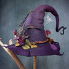 Halloween Witch Hat | Handmade Felt Costume Accessory | Adjustable Size for Adults