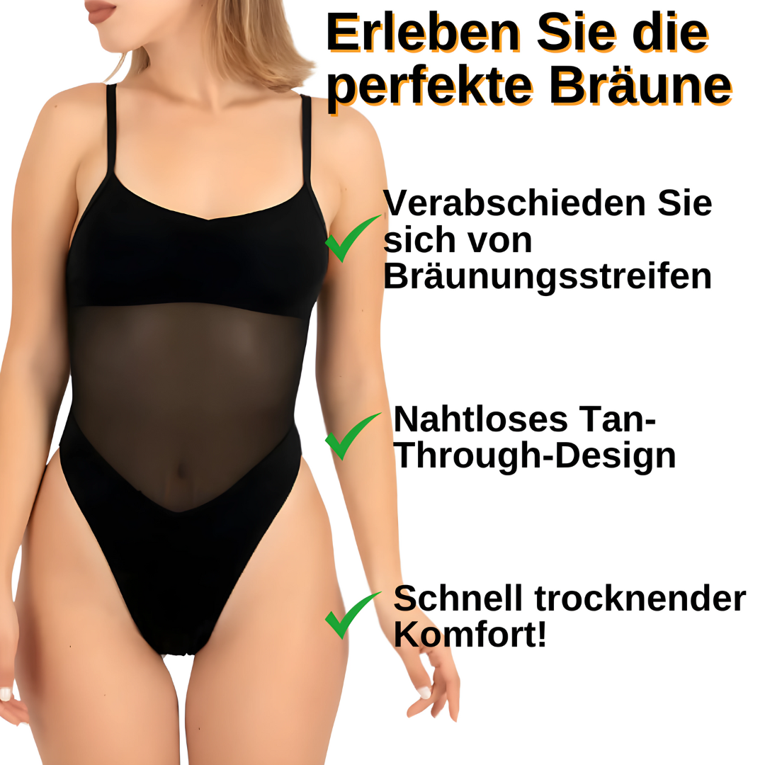 Avencea | Seamless Tan-Through Swimsuit