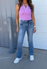 Women’s Bootcut Jeans | High-Rise Stretch Denim | Flattering Slim Fit | Frayed Hem