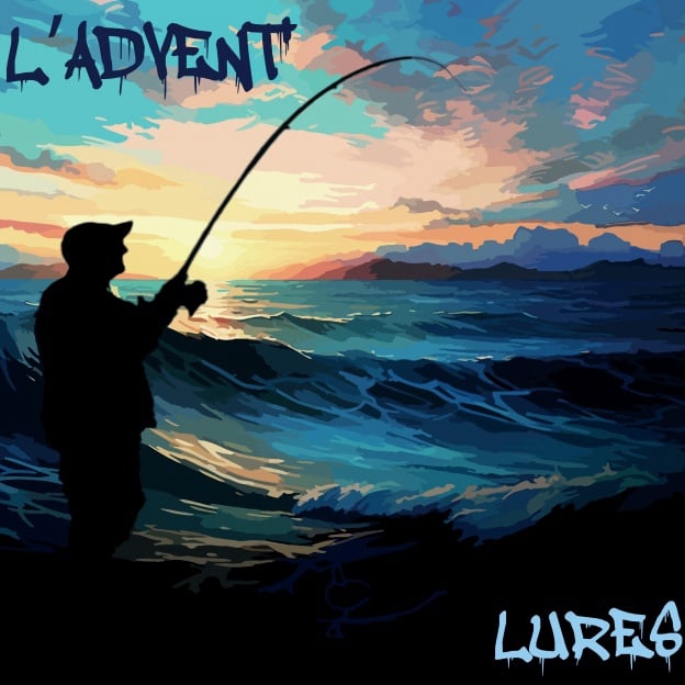 Fishing Advent Calendar | 24 Lure Set | Silicone Baits with Mounts | Gift for Anglers