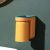 Toothbrush Holder with Cup | Wall-Mounted | Self-Adhesive | ABS Plastic | 11.5×7×12.5cm