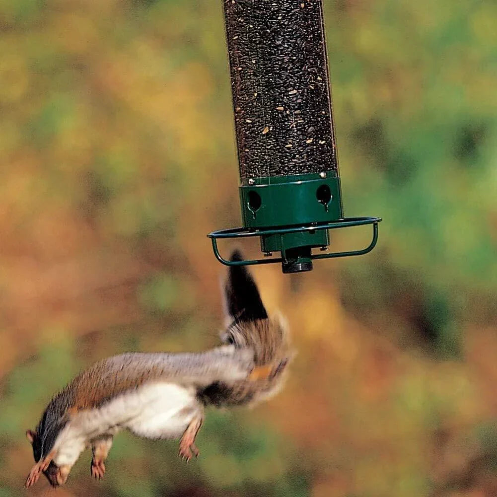 Squirrel-Proof Bird Feeder | Spinning Tube Feeder with 4 Ports & 5 lb Seed Capacity