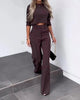 Women’s Two-Piece Suit Set | Tailored Jacket & High-Waist Pants | Elegant & Versatile