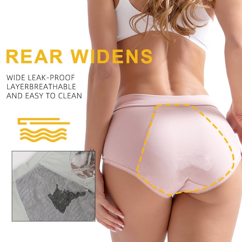 Women’s Leakproof Underwear | High-Waisted Period Panties | Reusable Cotton