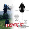 Halloween Scarecrow Decoration | Life-Size Ghostface Style | 6'7 Tall | Outdoor Yard Prop