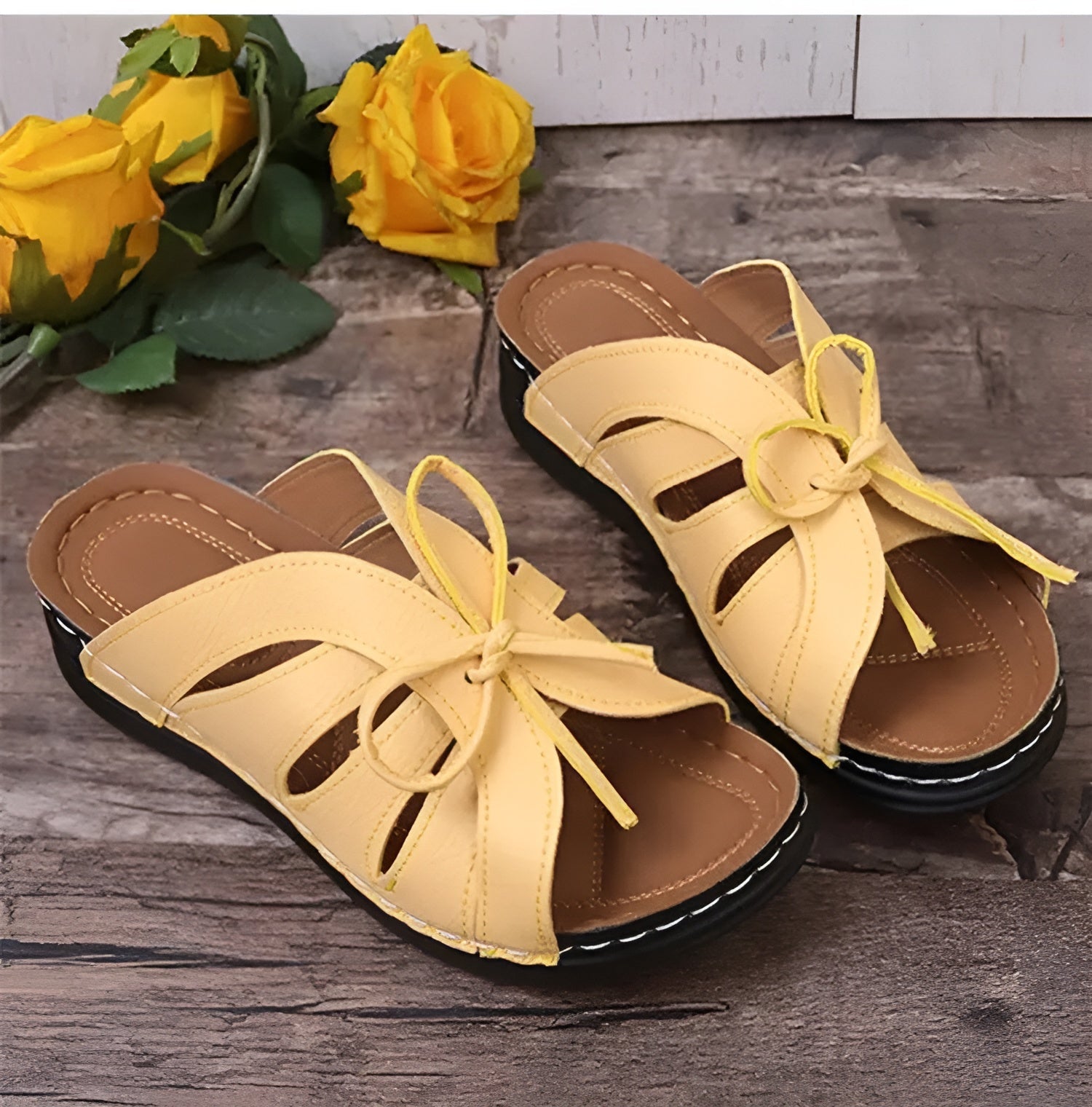 Retro Sandals for Women – Comfortable Orthopedic Shoes for Summer