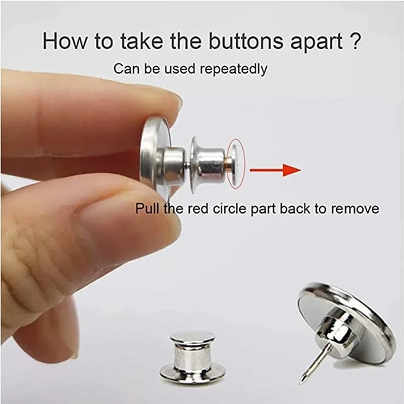 Magnetic Curtain Clips | Alloy Button Holders for Light Blocking & Secure Drapes