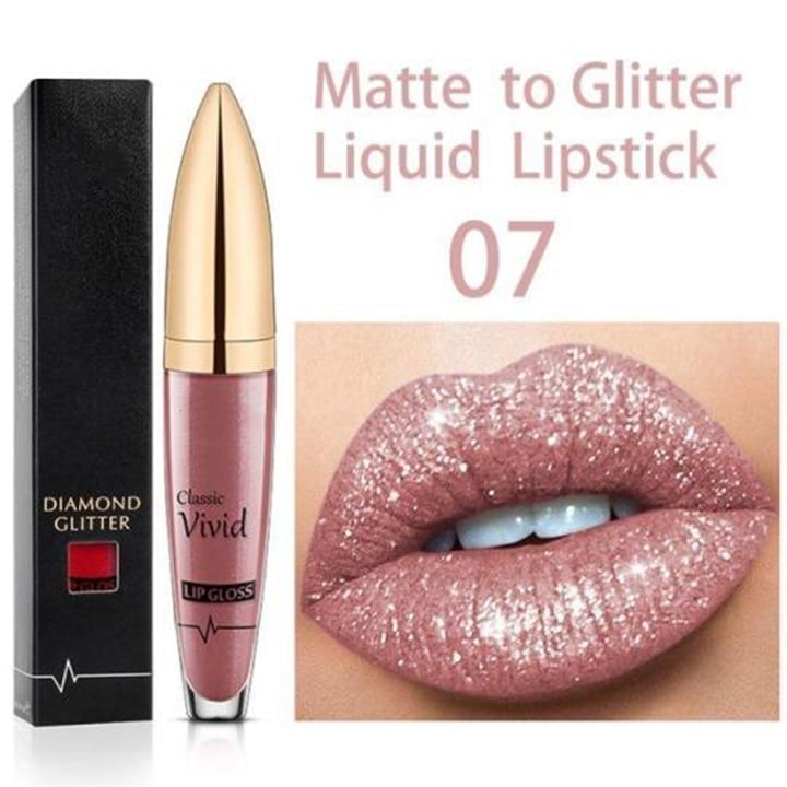 Lip Gloss Set | Long-Lasting Matte & Glitter Finish | 18 Colors | Waterproof