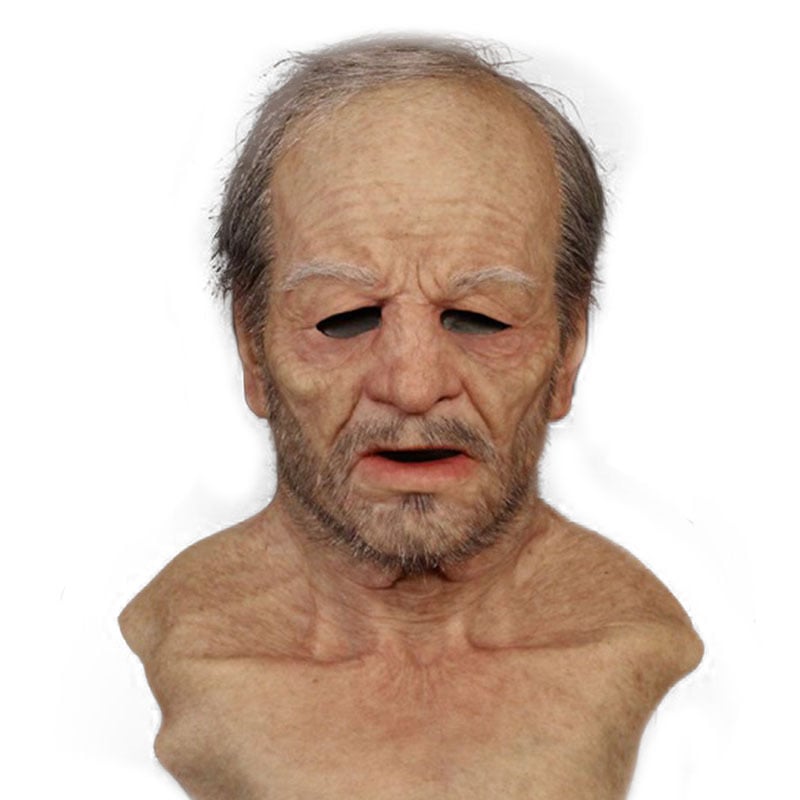 MaskEnigma™ Holloween Realistic Elderly Disguise