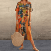 Elizabeth - Elegant Dress with Floral Pattern