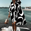 Elle&Vire - Unique Printed Knee-Length Dress