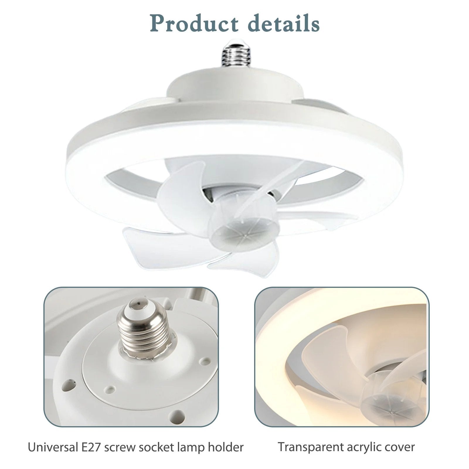 LumaFan™ Bright Comfort Companion