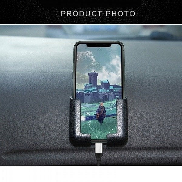 Phone Holder Mount | Adjustable Wall & Car Stand | Strong Adhesive | Universal Fit