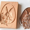 Wooden Cookie Mold Set | Engraved Pastry Stamps | Gingerbread & Biscuit Press