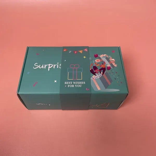 Pop-Up Surprise Gift Box | Spring-Loaded Cubes | Hidden Compartment | Reusable Party Gift Box | For All Occasions