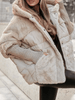 Women’s Winter Jacket | Faux Shearling Coat with Hood | Warm Zip-Up Sherpa Style S–3XL