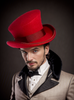 Men’s Asymmetric Top Hat | 100% Wool | Handcrafted Artisan Design