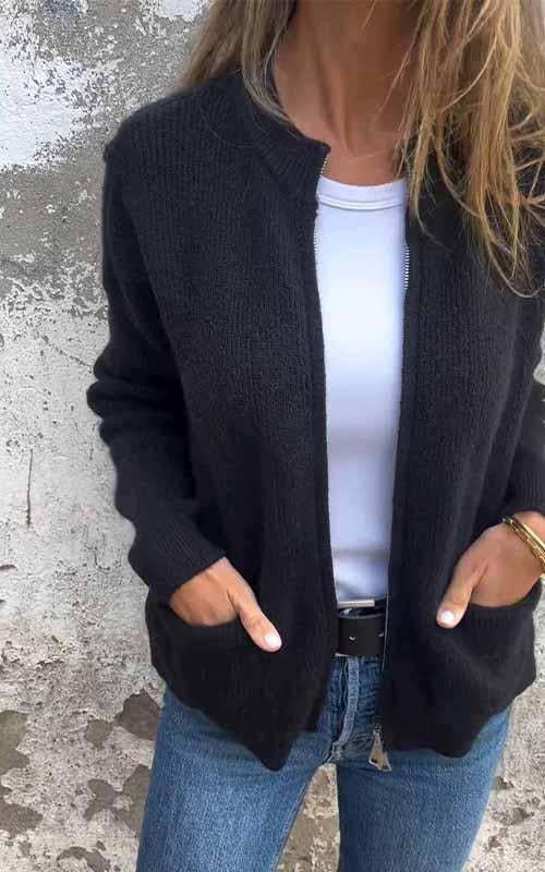 Women’s Knit Sweater | Lightweight Cotton | Long Sleeve Casual Top for Autumn & Winter