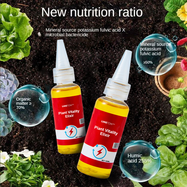 Organic Plant Fertilizer | VitalBloom™ Growth Booster with Enzymes & Minerals for Strong Roots & Lush Blooms