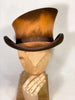 Men’s Asymmetric Top Hat | 100% Wool | Handcrafted Artisan Design