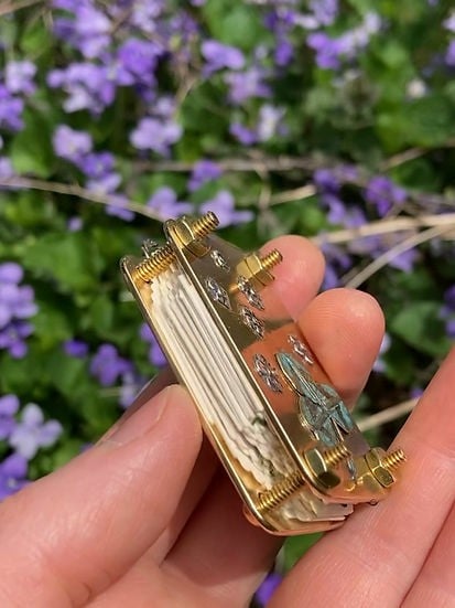 Mini Flower Press | Compact Botanical Keepsake Maker | Portable Craft Tool