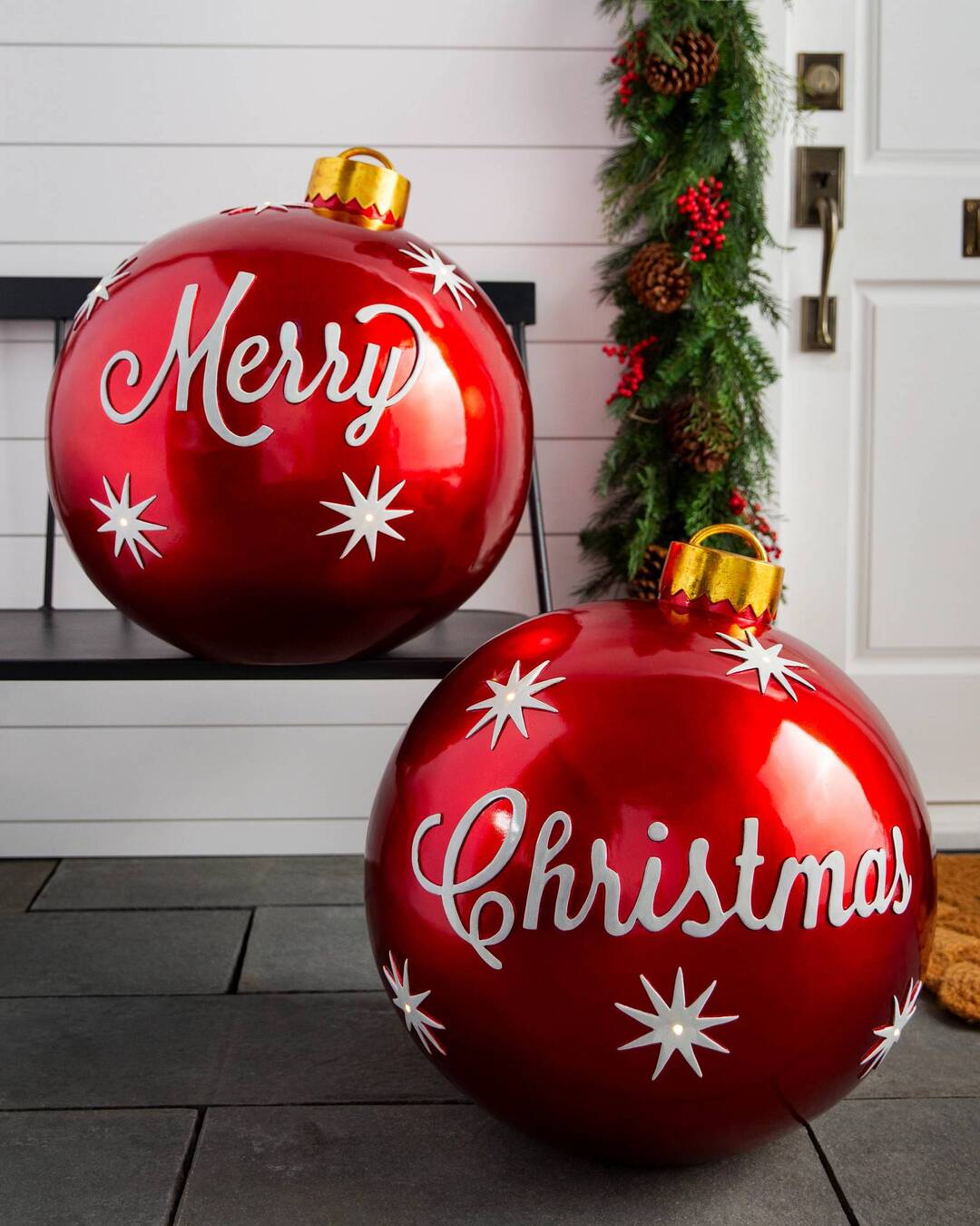 Christmas Inflatable Decoration Ball | Outdoor Yard Ornament | 60cm PVC