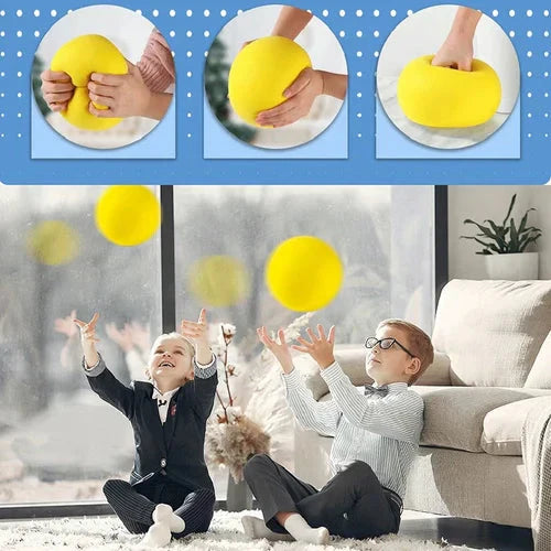 Silent Indoor Basketball | Soft PU Foam | Lightweight No-Noise Dribbling Ball
