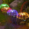 Solar Garden Lights | Jellyfish Design with Color-Changing & Warm White Modes | 75cm