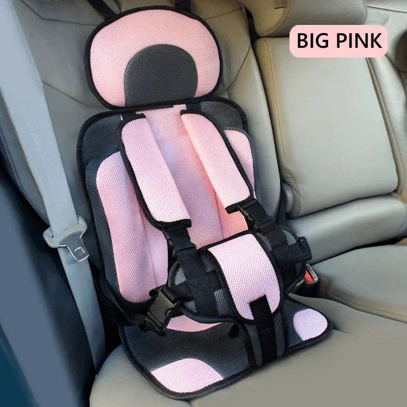 Portable Child Travel Car Seat | Foldable Safety Booster with 5-Point Harness | Ages 0–12 Years