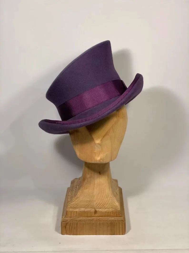Men’s Asymmetric Top Hat | 100% Wool | Handcrafted Artisan Design