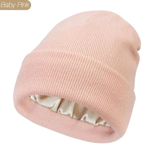 Women’s Beanie Hat | Anti-Static & Anti-Frizz | Smooth Hair Protection | Cozy All-Day Comfort