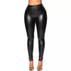 Women’s Faux Leather Leggings | High-Waist Sculpting Fit | Breathable Stretch Fabric