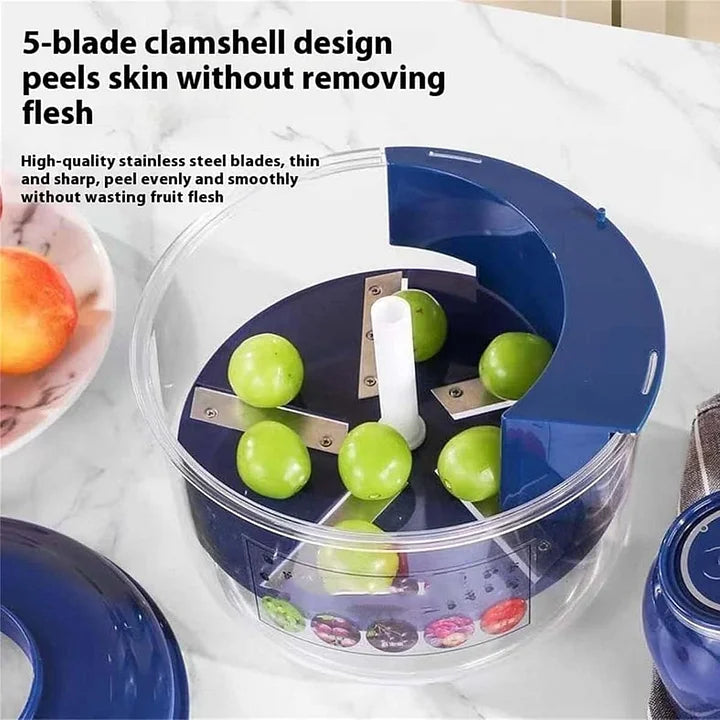 Electric Fruit & Vegetable Peeler | Automatic 50W Motor | Stainless Steel Blade | Rechargeable