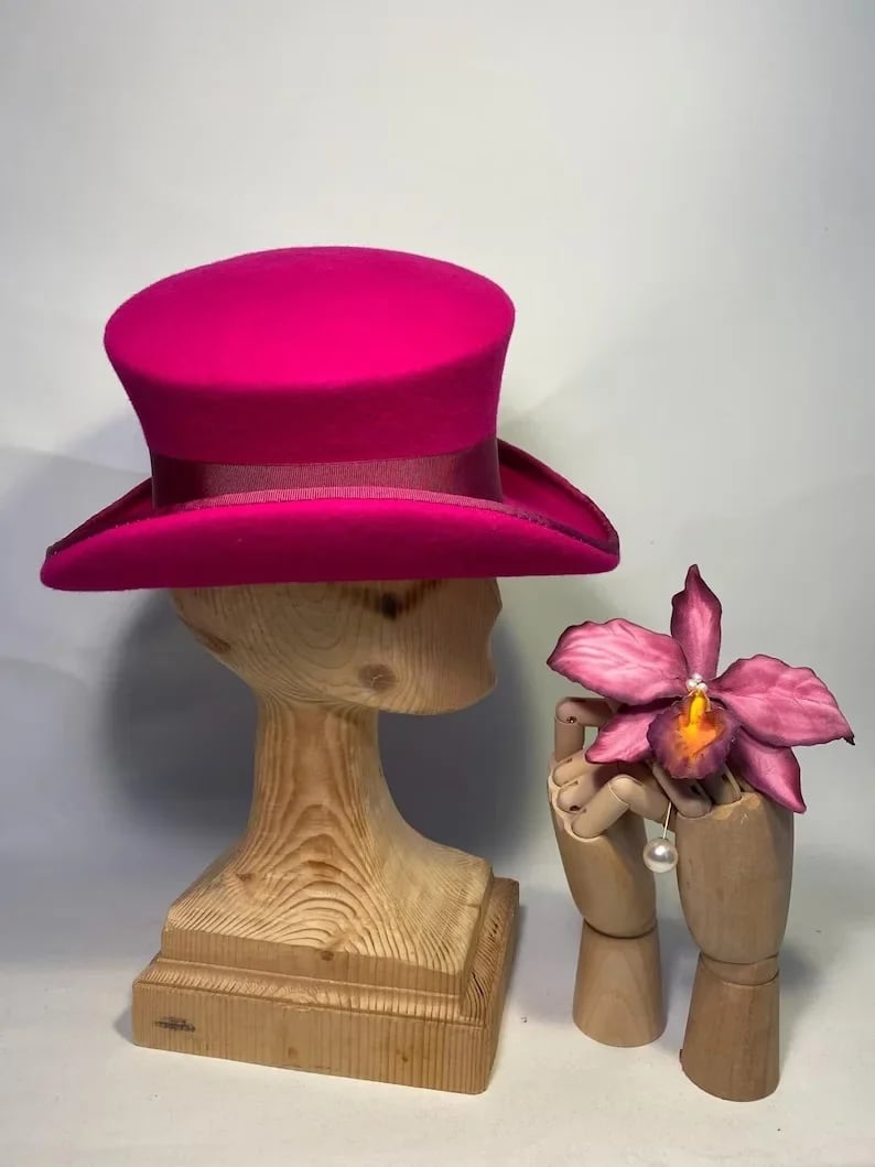 Men’s Asymmetric Top Hat | 100% Wool | Handcrafted Artisan Design