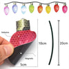 Christmas Car Magnets | Honeycomb Reflective | Vibrant Holiday Bulb Design