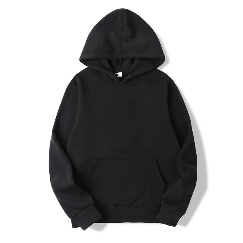 Heidi-Mode | Solid Color Hooded Sweatshirt Made of Cotton for Women