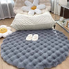 Nordic Round Plush Floor Mat