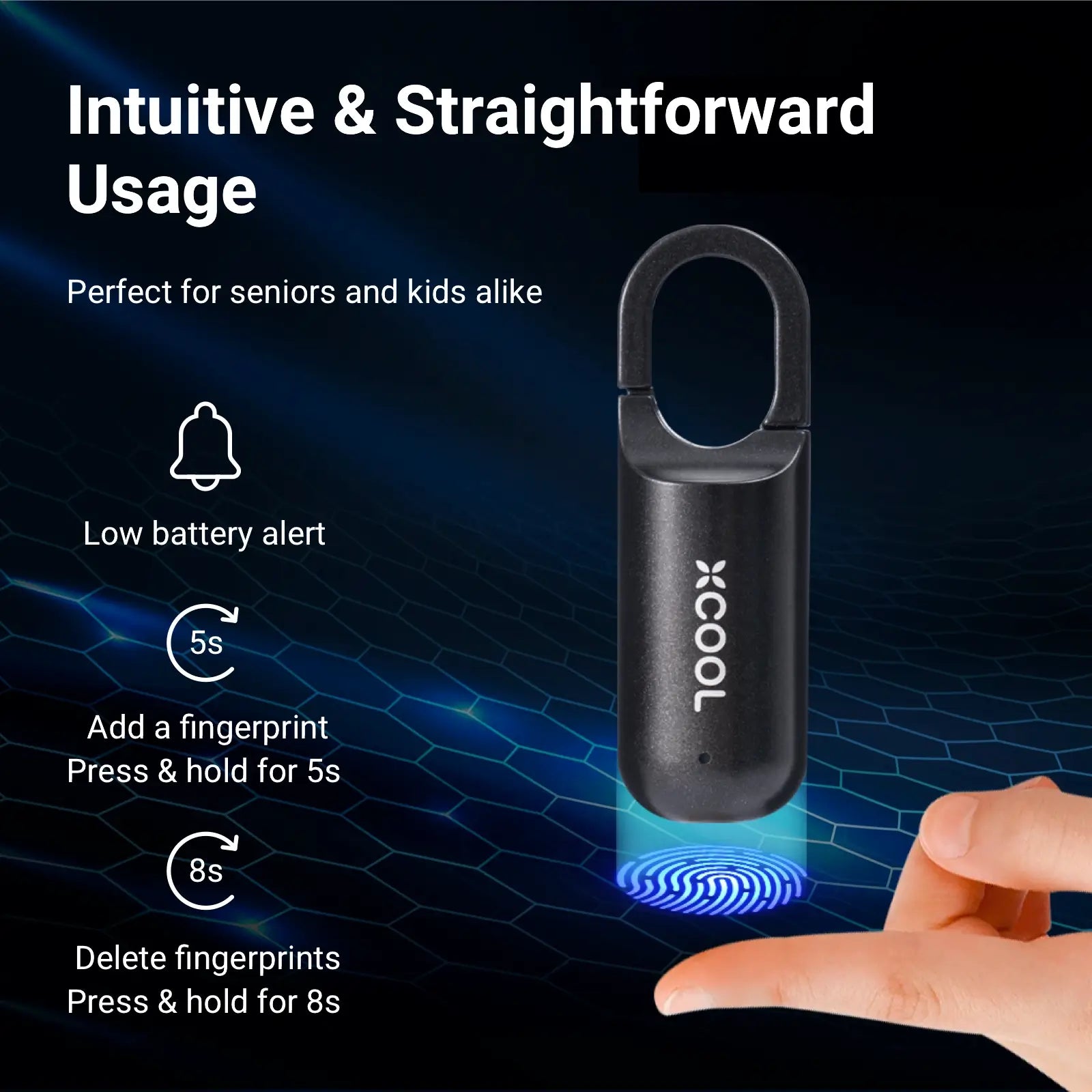 1+1 Free | FingerLock™ Advanced Locking Technology
