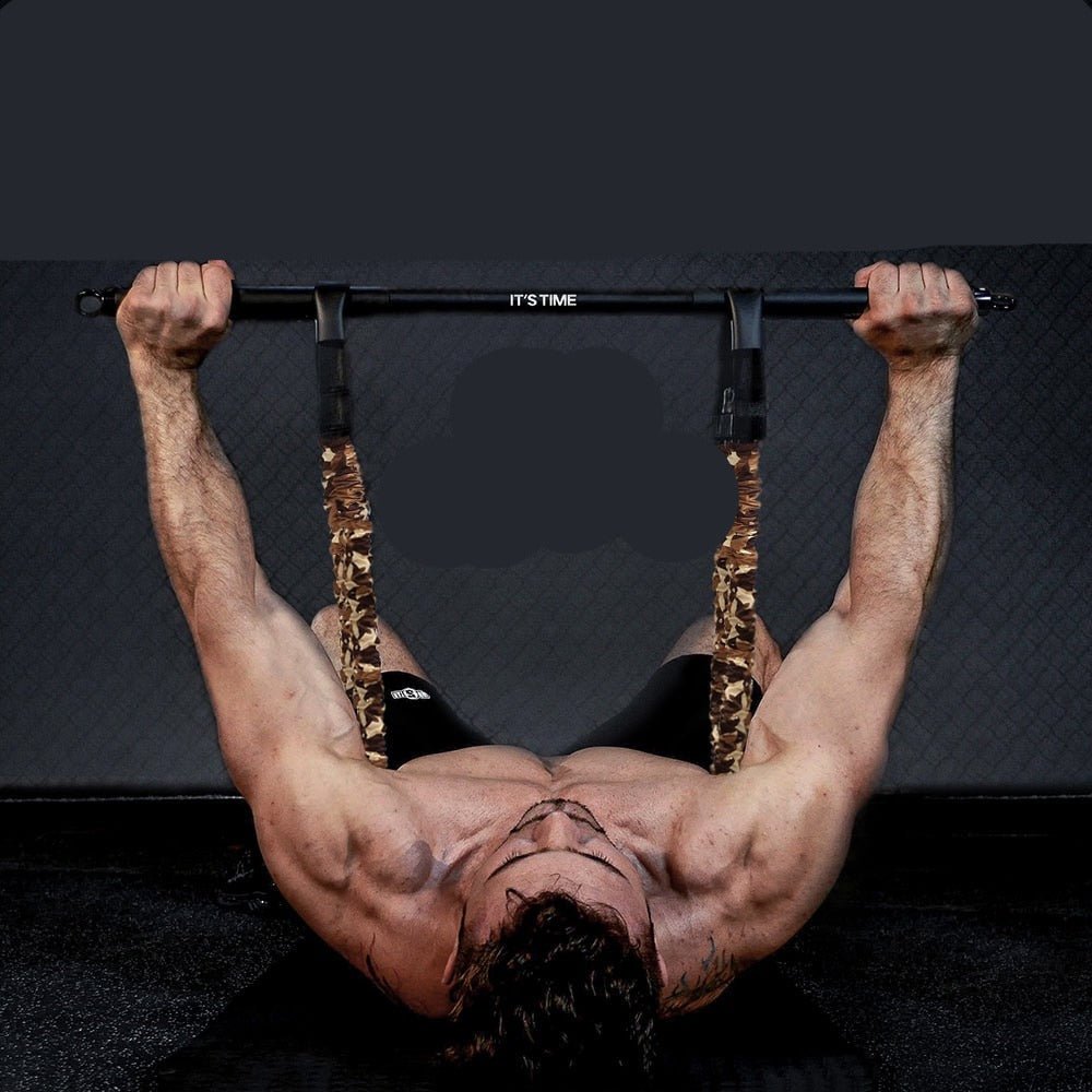 Resistance Band and Bar Set | Adjustable Strength | Portable Home Gym Equipment