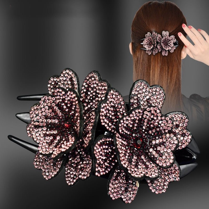 Flower Detail Hair Clip