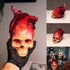 SpookyHeart™ Realistic Halloween Heart-Shaped Skull Sculpture