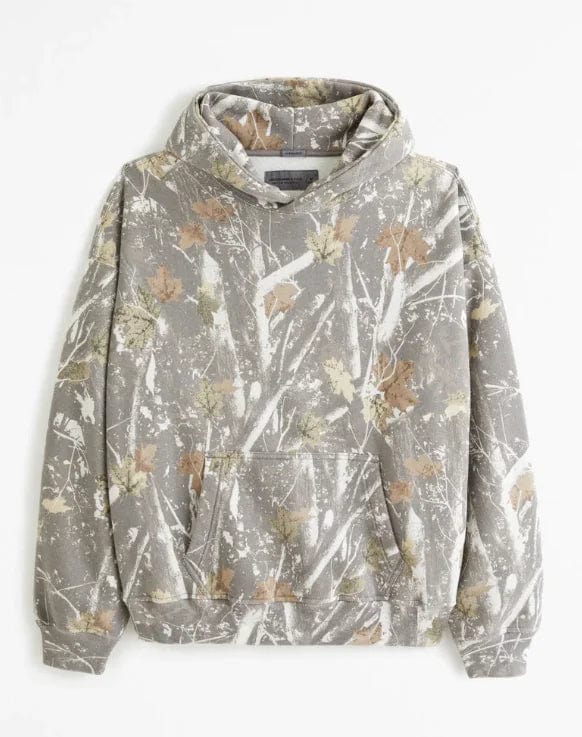 Unisex Camo Hoodie | Chill-Proof Streetwear | Soft Cotton Blend | Relaxed Fit | Outdoor Layer