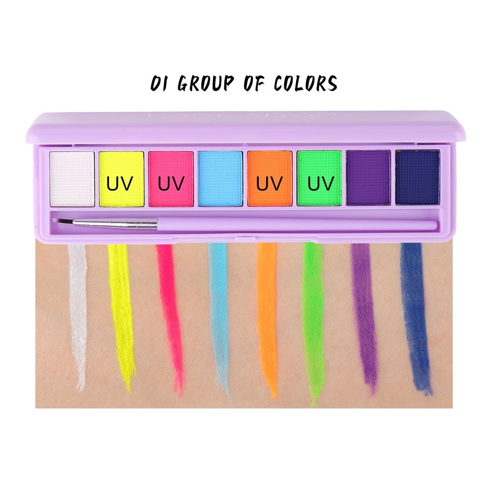 Glow-in-the-Dark UV Light Eye Shadow Palette