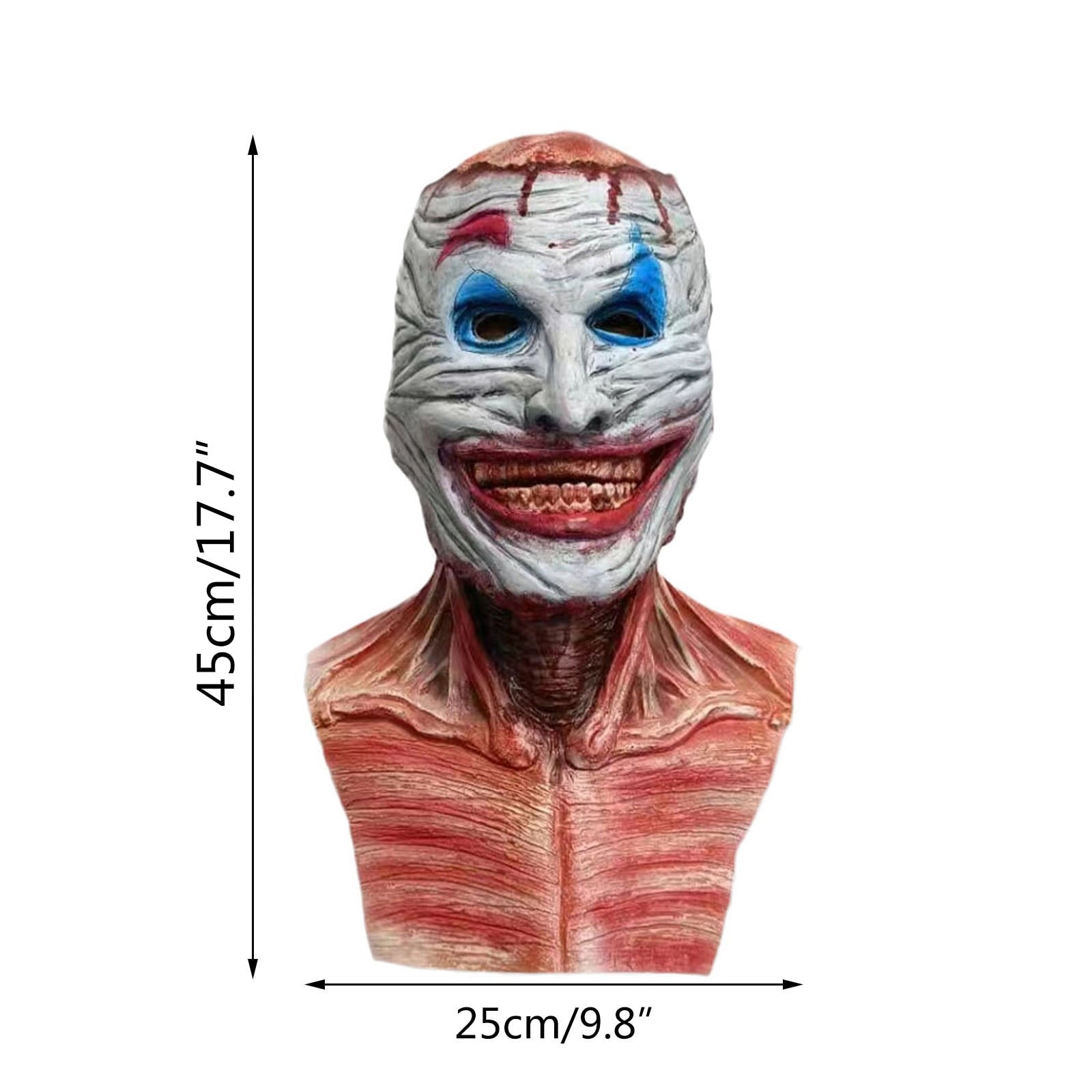 Realistic Skull Mask | Full-Head Silicone Design | Magnetic Detach System | Halloween Cosplay Prop | Unisex