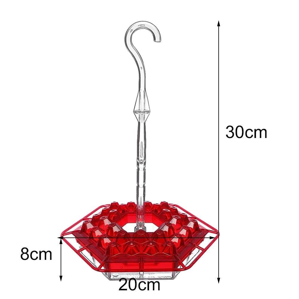 Hummingbird Feeder With Perch And Built-in Ant Moat